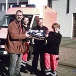 Übergabe von 50 Trostteddys an die Feuerwehr