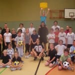 RTB U12 mit der Korfball-Nationalmannschft Okt. 2010