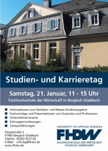 Studien- und Karrieretag an der FHDW