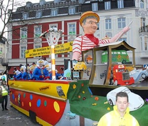Erster Platz in der Kategorie Mottowagen: De Schluppühle