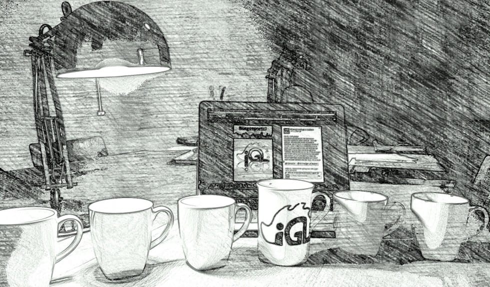 Büro Tassen Sketch