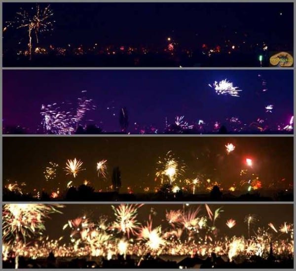 Silvester: Der Blick von Paffrath nach Köln