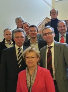 Protagonisten der ILA. In der ersten Reihe: Fabian Rensch, Annegret Fleck, Oliver Schillings