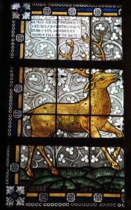 Das Hirschfenster in der Laurentiuskirche
