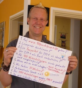 Stefan Krill mit den Bedingungen für sein Projekt
