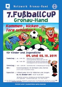 Einladungsplakat Fußballcamp