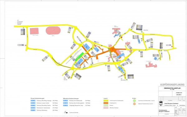 Parkleitsystem-Standorte
