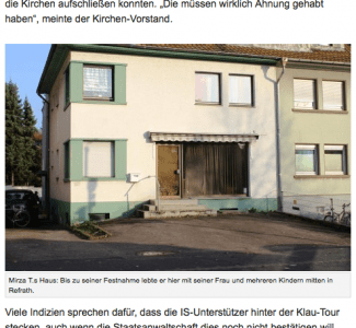 Screenshot Express: Hier soll der Hauptverdächtige gewohnt haben