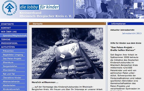 Kinderschutzbund website
