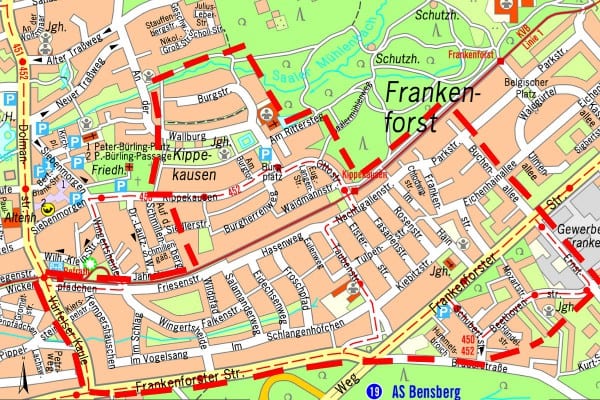 Plan-Frankenforst-Kanalbau 1200