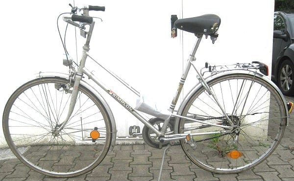 Mit diesem Fahrrad war der Mann verunglückt