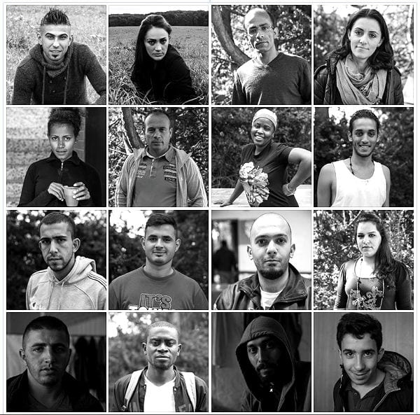 Vor der Abreise dokumentierte Hartmut Schneider die Fotografen seines Projektes. 