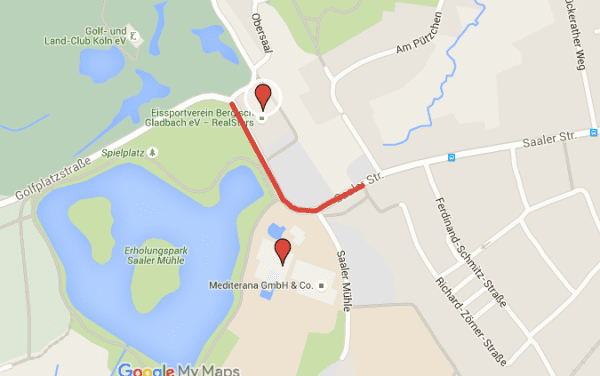 Engpass auf der Ausweichroute zwischen Refrath und Bensberg