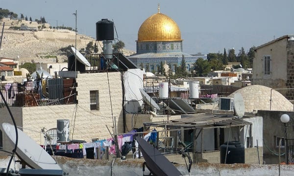 Die historische Stadtmauer von Jerusalem