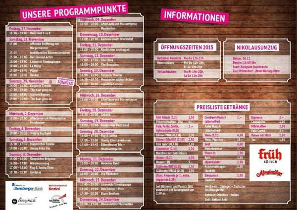 Winterdorf Programm