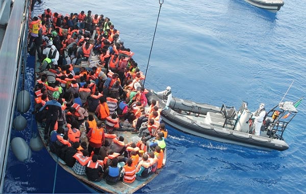 Rettung von Flüchtlingen aus Seenot. Foto: IDF/Wikimedia
