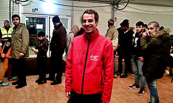 Matthias Burghardt, Ethnologe und Leiter der DRK-Unterkunft in Katterbach