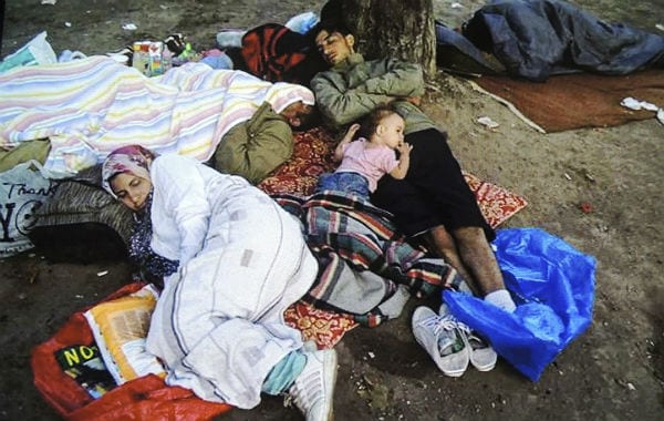 Flüchtlinge in Mazedonien