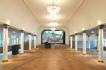 Der historische Bocker Saal im „Gaffel am Bock" in Bergisch Gladbach nach der Sanierung 2016