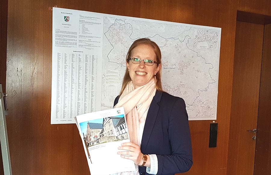 Julia Fritsch, Abteilungsleiterin des städtischen Geoservices und Vorsitzende des Gutachterausschusses