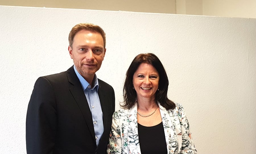 Christian Lindner und Anita Rick-Blunck