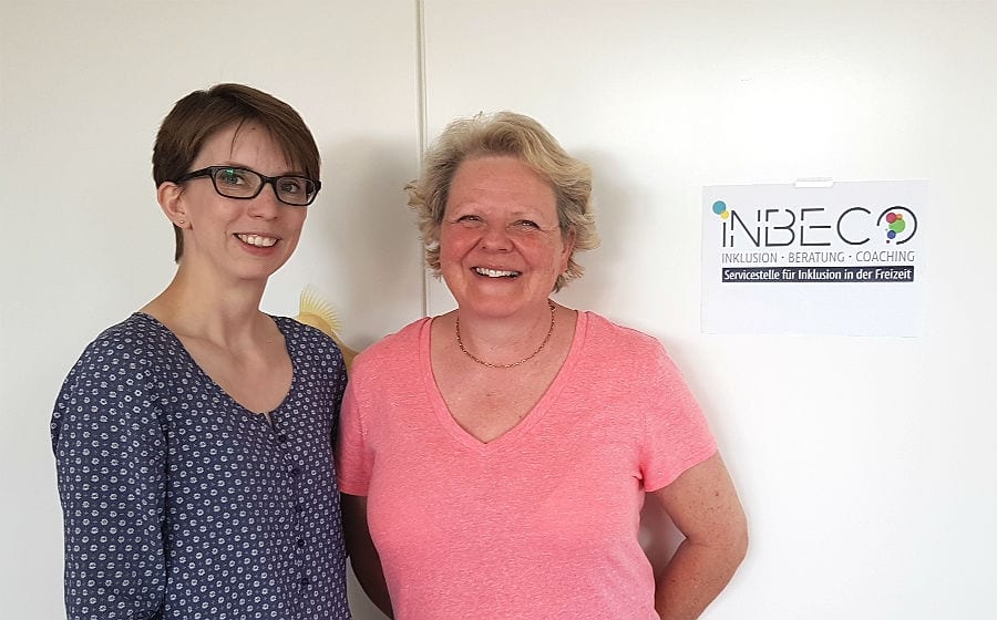 Katharina Kaul und Anne Skribbe bauen in der KJA die Servicestelle InBeCo auf.