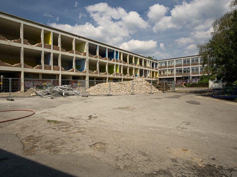 Abrissarbeiten am NCG laufen an