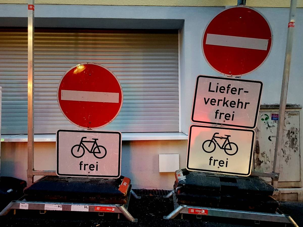 Schlechter Versuch stoppt Fahrradstraße in der Stadtmitte