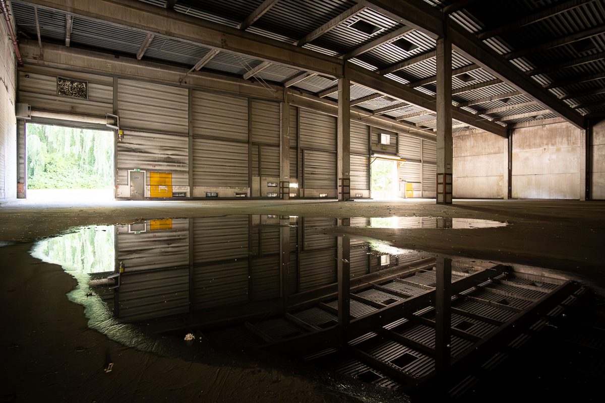 Im Bereich der ehemaligen Papiervorbereitung auf Zanders soll der Exzellensbaustein entstehen. Foto: Thomas Merkenich