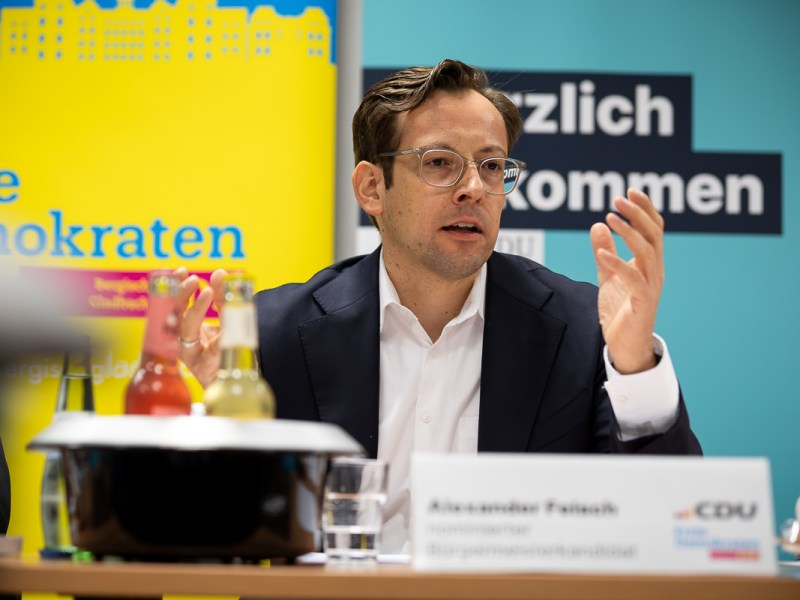 CDU/FDP-Kandidat Felsch will die Wirtschaft stärken
