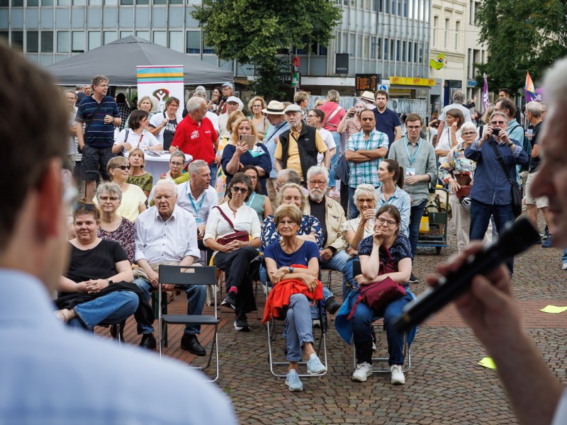 Lächeln für die Demokratie