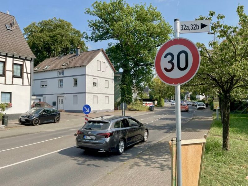 „Tempo 30“ –  für ein lebenswerteres Bergisch Gladbach