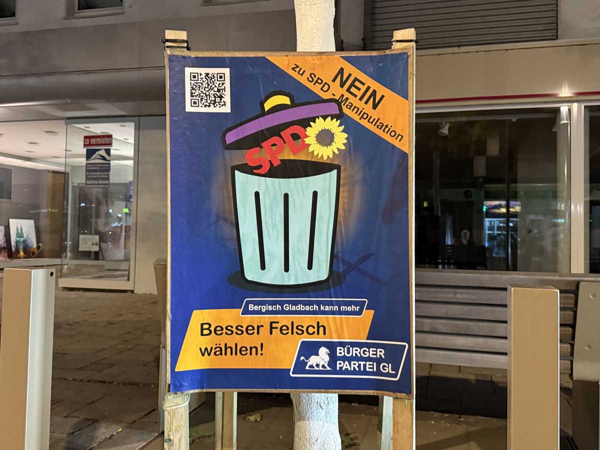Stadt geht gegen Plakat-Aktion der Bürgerpartei vor