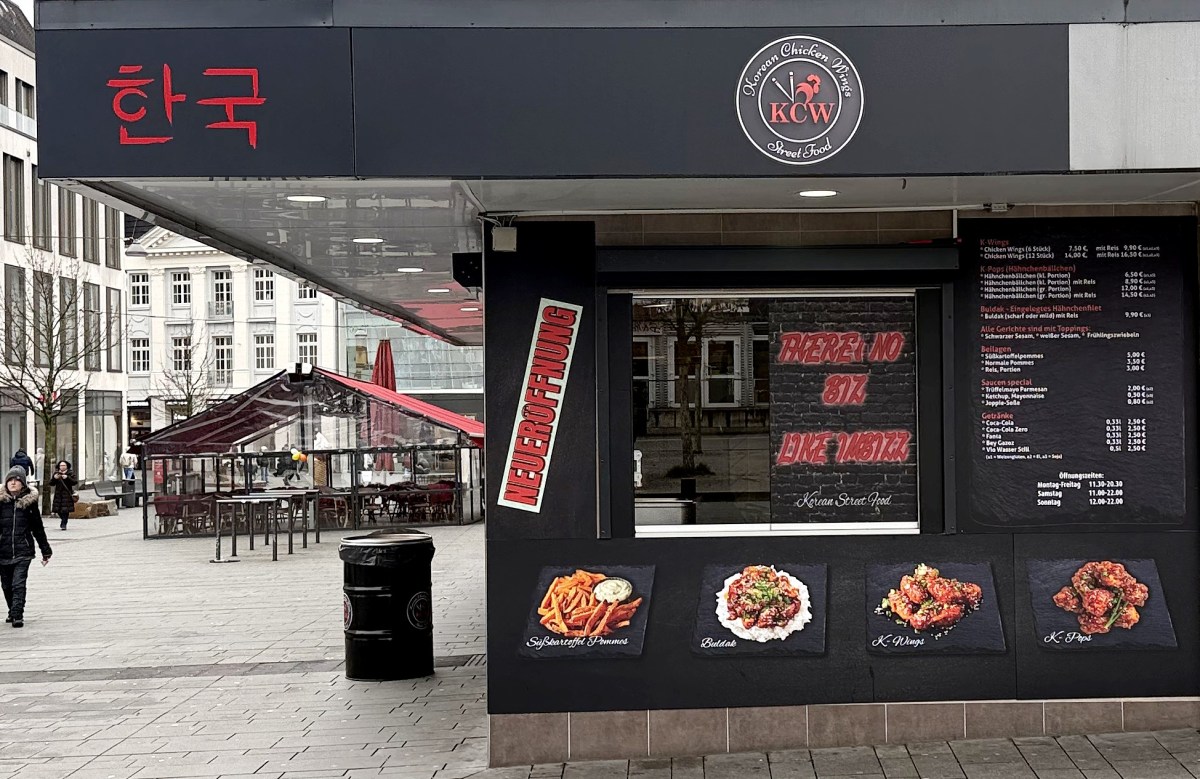 K-Pops und K-Wings statt Currywurst
