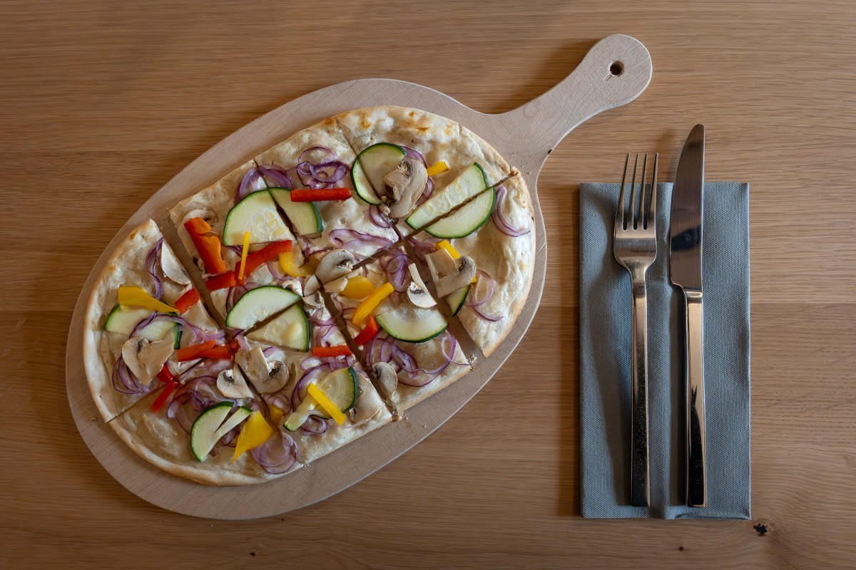 Flammkuchen mit Aussicht