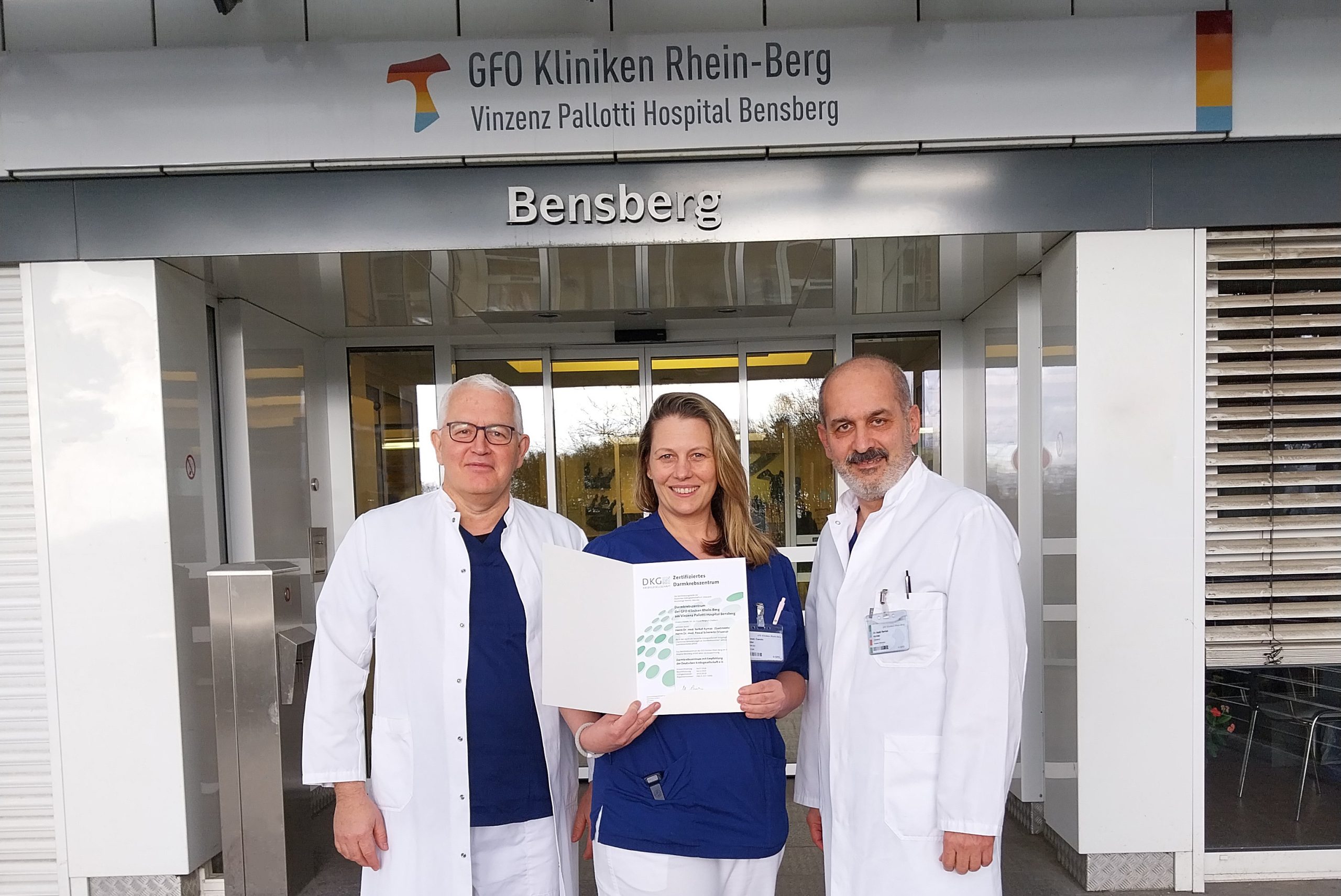 Darmkrebszentrum der GFO erhält höchste Auszeichnung der DKG ...