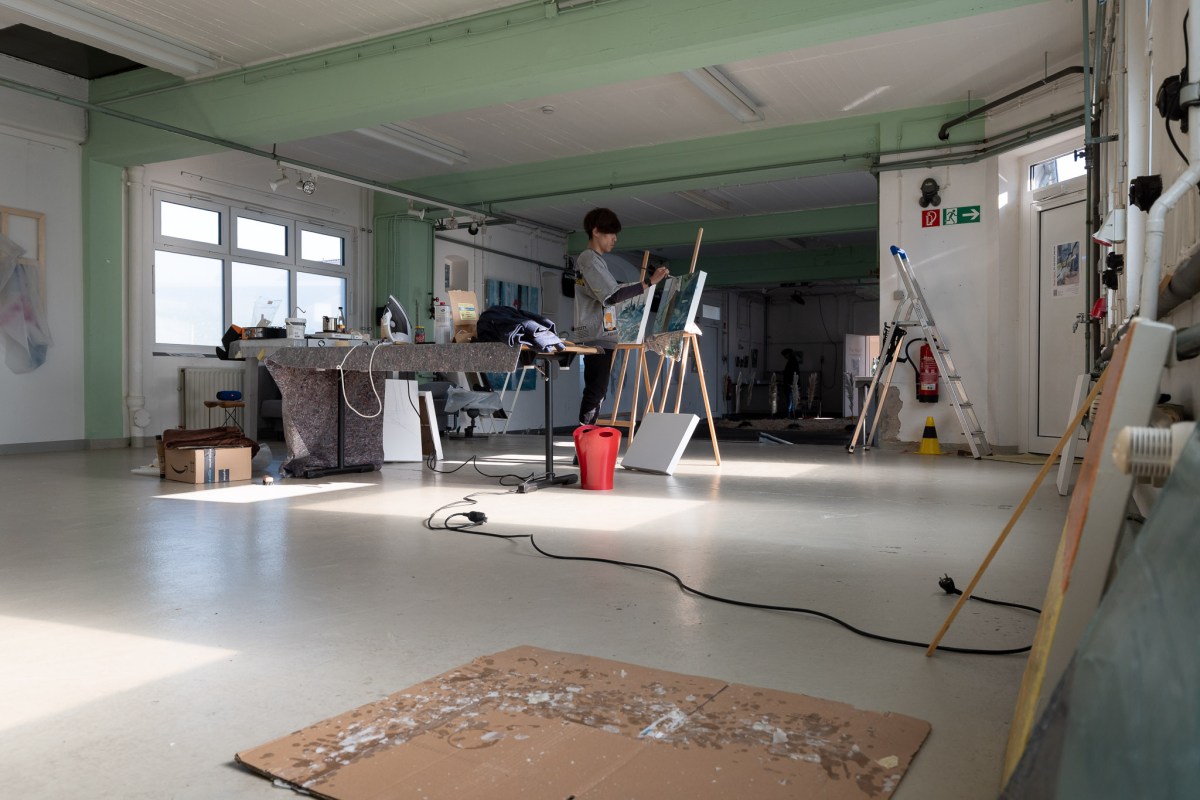 Im Dreieck zwischen Künstler – Gemälde – Betrachter: Partout zeigt Masaki Hagino 