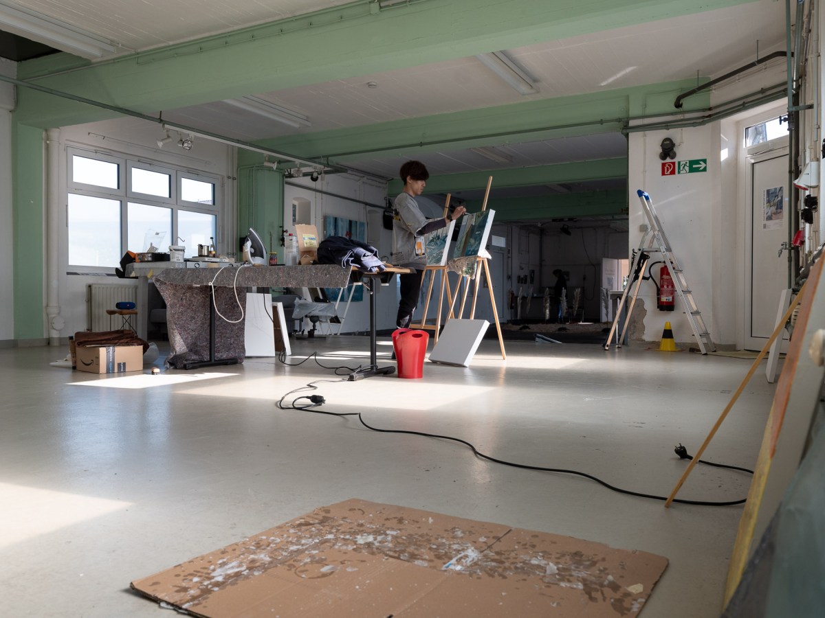 Im Dreieck zwischen Künstler – Gemälde – Betrachter: Partout zeigt Masaki Hagino 