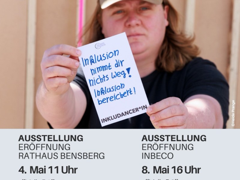 Foto-Ausstellung zeigt Botschaften für Inklusion