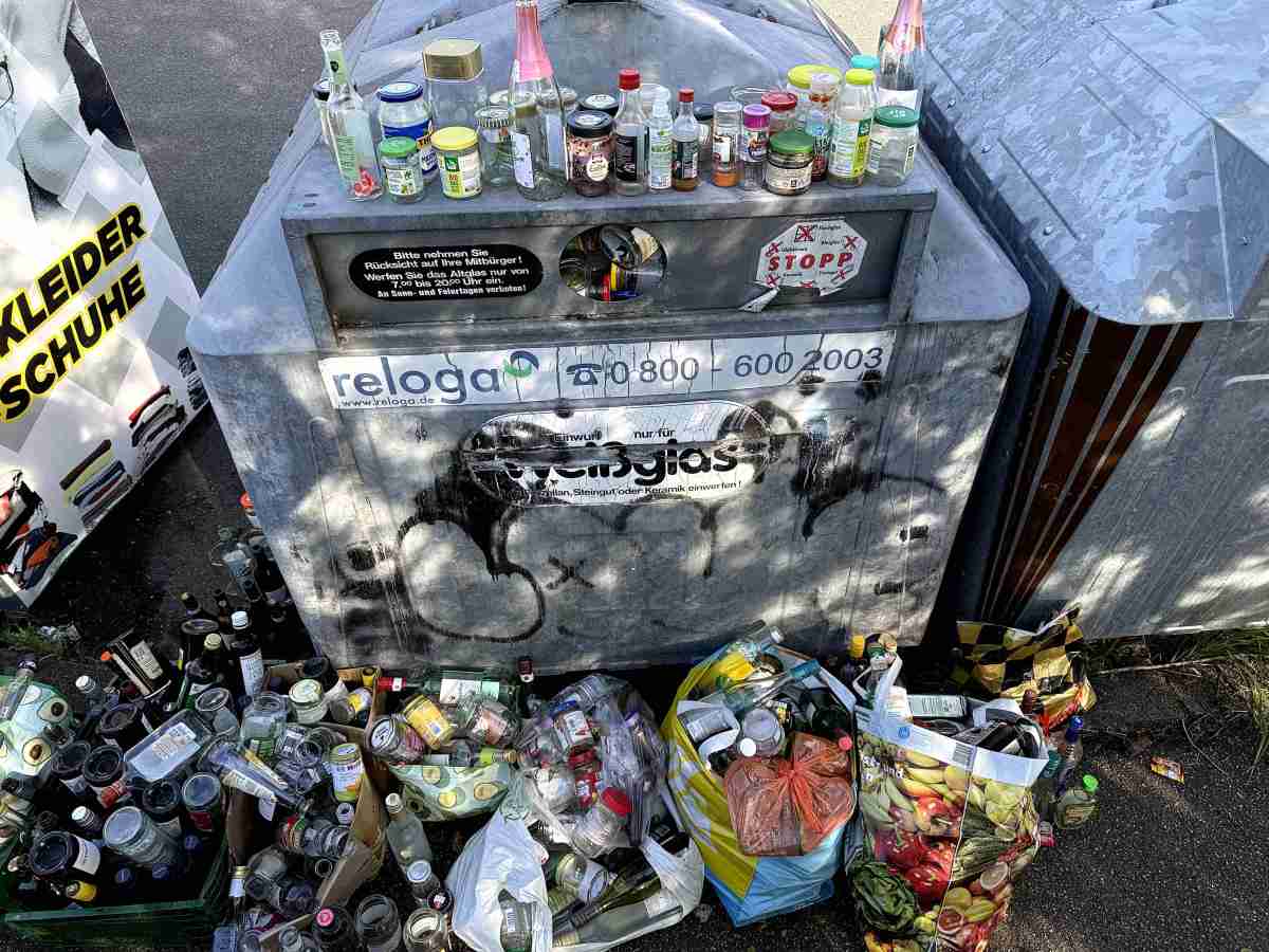 Die Sache mit den Altglas-Containern